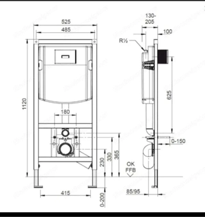 wC Spülkasten Villeroy & Boch mit Drucker Bild 2