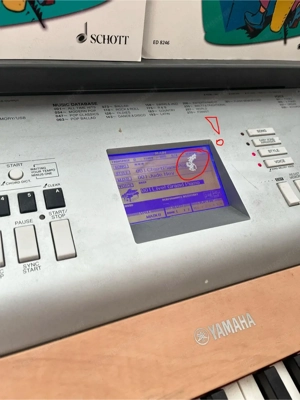 Yamaha e piano  Bild 2