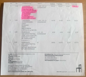 Moderne Stehlampe Bild 4