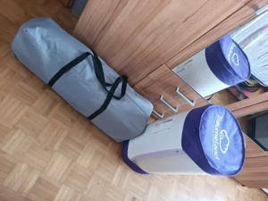 Kinderreisebett. mit Matratze 