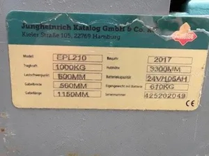 elektrischer Stapler Bild 3