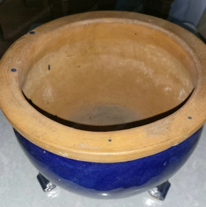 Übertopf Pflanzentopf blau 8, - VB Bild 3