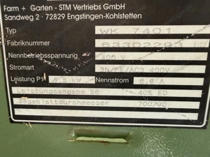 Wippsäge für Brennholz - 50m Starkstromkabel Bild 4