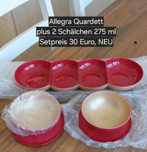 Allegra Set Tupperware NEU