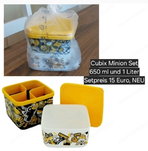 MinionSet Tupperware NEU