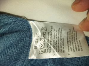 Blauer neuer Herren V-Pullover  Bild 2