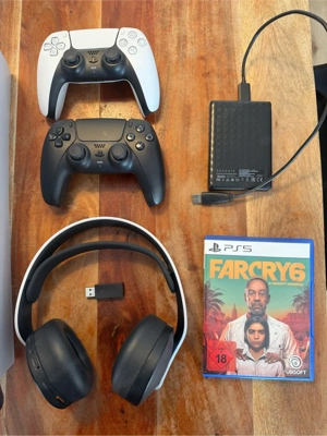 ps5 disc Edition mit Zubehör Bild 3