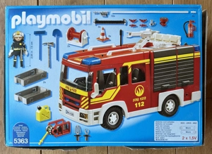 Playmobil Feuerwehr Löschfahrzeug Bild 5