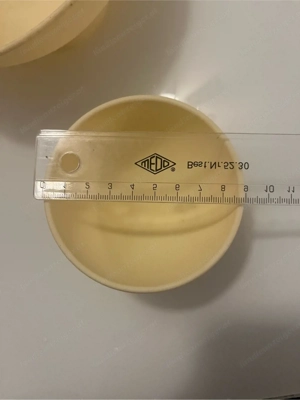 Vintage Backformen Set 3-teilig in Gelb   Retro Küchenklassiker Bild 6