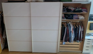 3-türiger Schwebetüren-Kleiderschrank, weiß, esche, 336 cm breit Bild 4