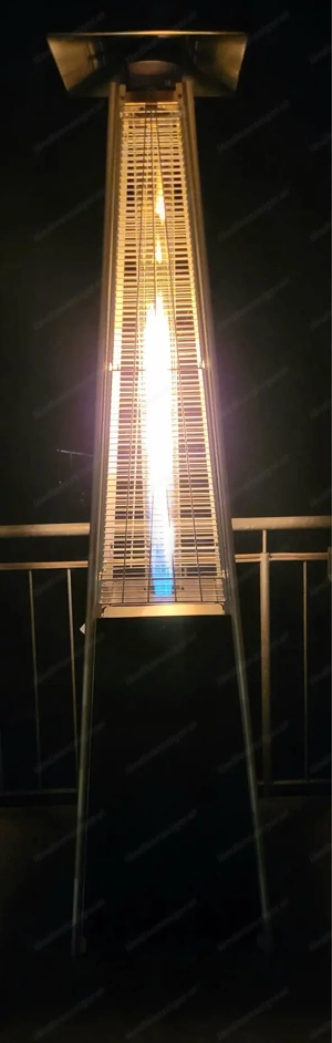 Heizstrahler auf Rollen 