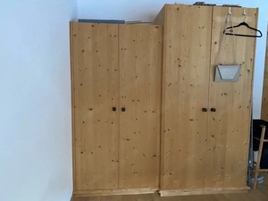 Massivholz Kleider Schrank 
