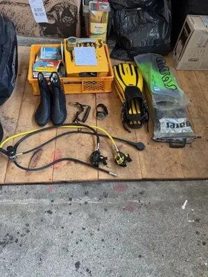 Taucher Taucherausrüstung komplett 