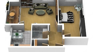 Lichtdurchflutete 2-Zimmer-Wohnung mit Balkon & Dachterrasse in zentraler Lage Bild 5