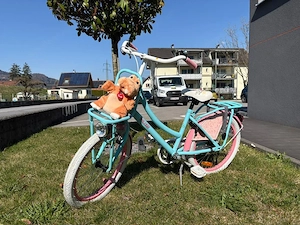 Volare Kinderfahrrad blau rosa 20 Zoll  Bild 2