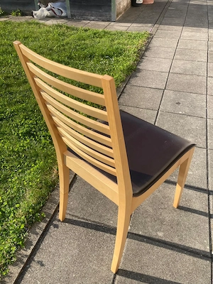 Ausziehbarer Esstisch, ahorn, massiv Bild 5