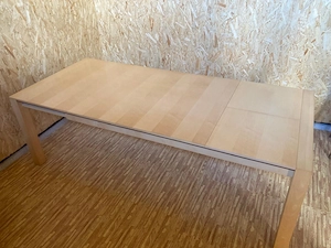 Ausziehbarer Esstisch, ahorn, massiv Bild 2