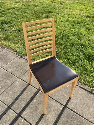 Ausziehbarer Esstisch, ahorn, massiv Bild 4