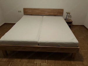 Bett Buche 180x200 inkl. Nachtkästchen 