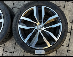Orgenal VW Alufelgen mit Sommerreifen Bild 2