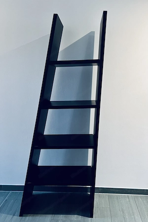 modernes, schwarzes Regal Bild 2