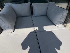 Rattan Lounge wie neu Bild 2