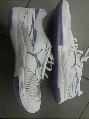 Puma Sneaker Weiß Lila   sportlich & bequem 48