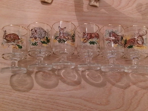 Geweih Schnapsglashalter  - 6 Gläser  Bild 3