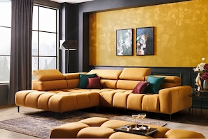 Ecksofa elektrisch verstellbar   300x216 cm Bild 2