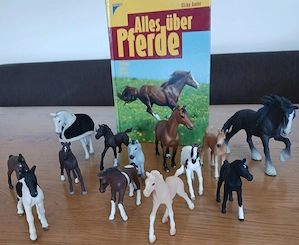 Schleichtiere mit Buch