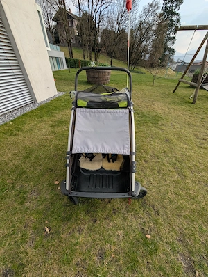 Fahrradanhänger Thule Cab 2 mit Zubehör  Bild 8