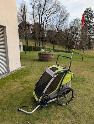 Fahrradanhänger Thule Cab 2 mit Zubehör  Bild 2