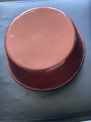 Uralte Emaille Schüssel