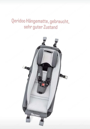 Qeridoo Hängematte für den Fahrradanhänger