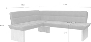 Eckbank + 2 Stühle  Bild 3