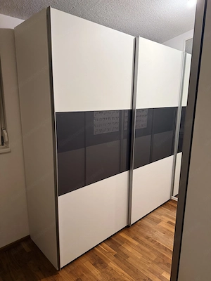 Kleiderschrank mit Schiebetüren 200x60x220cm