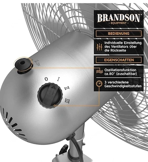 Standventilator mit Dreibeinstativ Bild 2