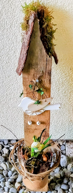 Deko Holz Haus neu Bild 2