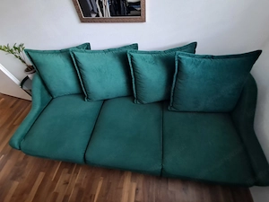 3er Sofa in Grün Bild 5