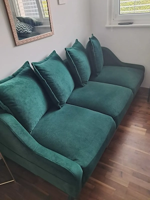 3er Sofa in Grün Bild 2