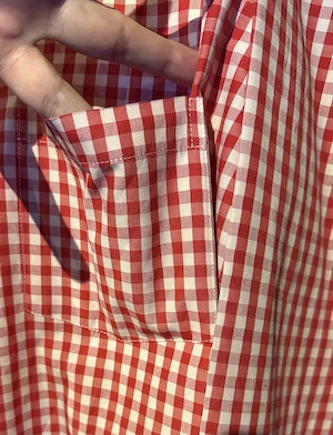 Herren Hemd Landhaus-  Trachtenstyle rot-kariert XL Bild 3
