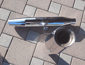 2 Harley Davidson Sportster Exhaust System - Auspufftöpfe Bild 2