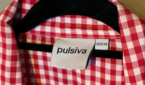 Herren Hemd Landhaus-  Trachtenstyle rot-kariert XXL Bild 2