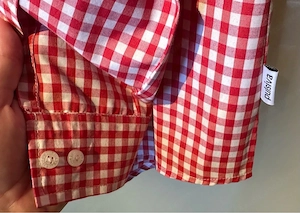 Herren Hemd Landhaus-  Trachtenstyle rot-kariert XXL Bild 3