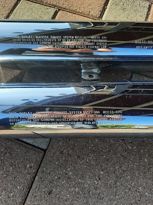 2 Harley Davidson Sportster Exhaust System - Auspufftöpfe Bild 8