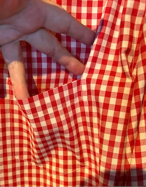 Herren Hemd Landhaus-  Trachtenstyle rot-kariert XXL Bild 5