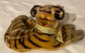 Steiff Jungtiger liegend Mohair vintage Bild 2