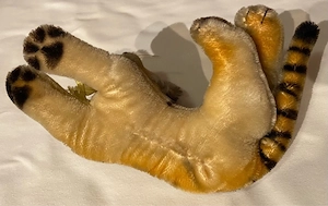 Steiff Jungtiger liegend Mohair vintage Bild 3