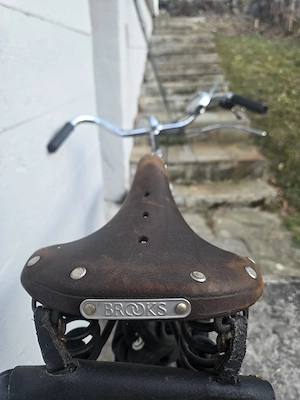 Waffenrad Brooks Sattel Bild 2