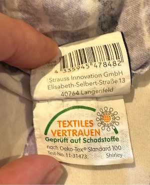 Übergroße Bettwäsche Strauss gestreift Bild 5